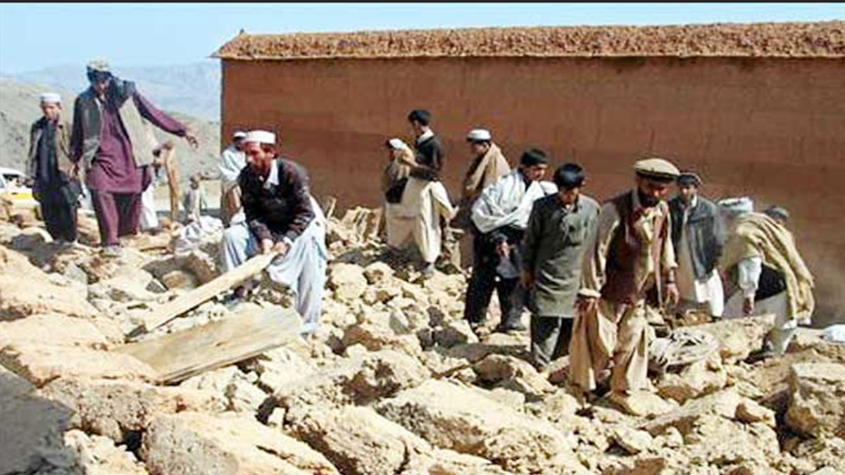 Последствия землетрясения. Афганистан. Архивное фото