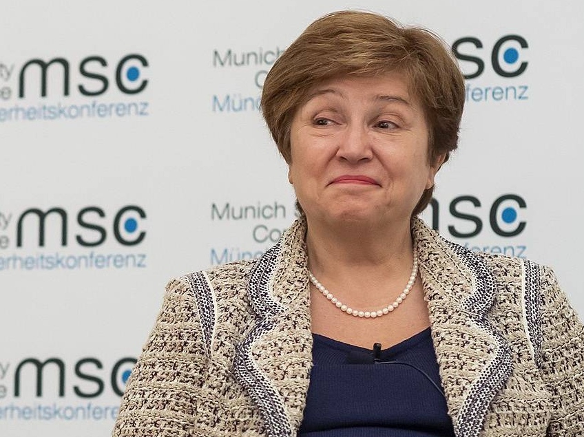 Управляющий глава МВФ Кристалина Георгиева