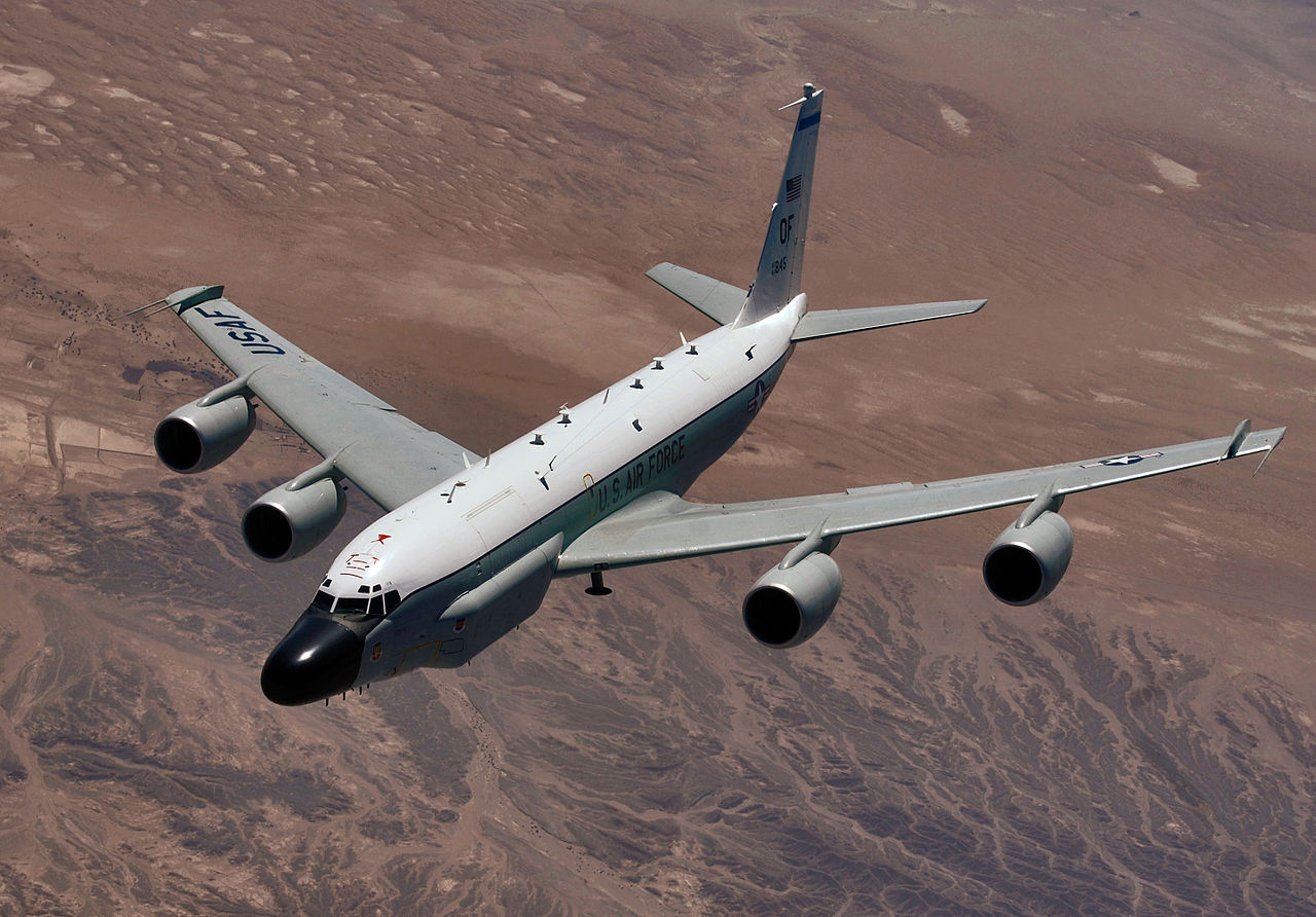 Стратегический разведывательный самолет RC-135U [(cc) U.S. Air Force]