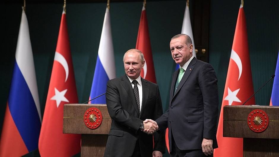 Президенты России и Турциии
