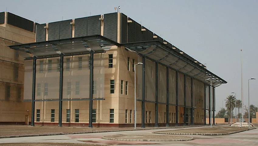 Здание посольства США в Багдаде