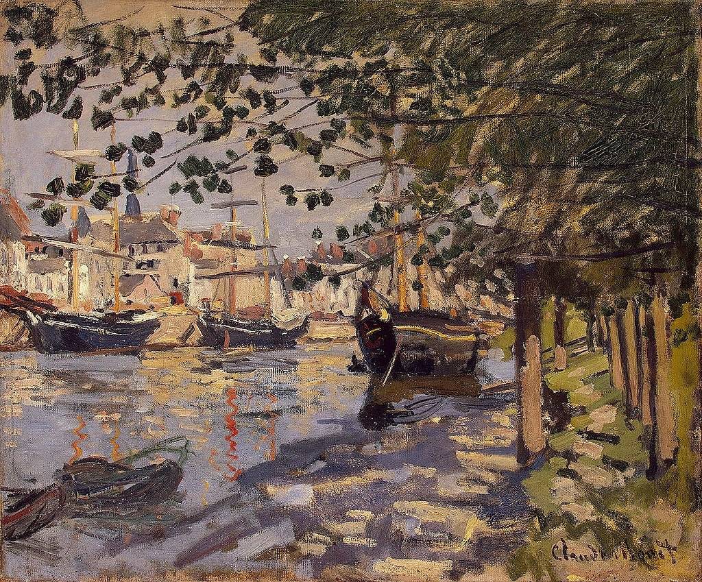 Клод Моне. Река Сена в Руане. 1872