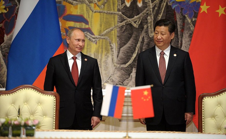 Владимир Путин и Председатель КНР Си Цзиньпин [kremlin.ru]