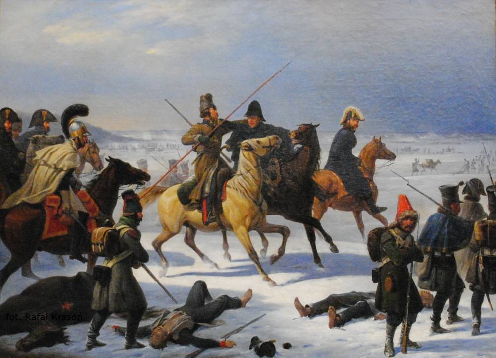 Януарий Суходольский. Отступление из Москвы. Эпизод 1812 года. 1854