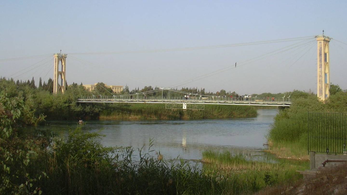 Провинция Дейр-эз-Зор. Мост через Евфрат