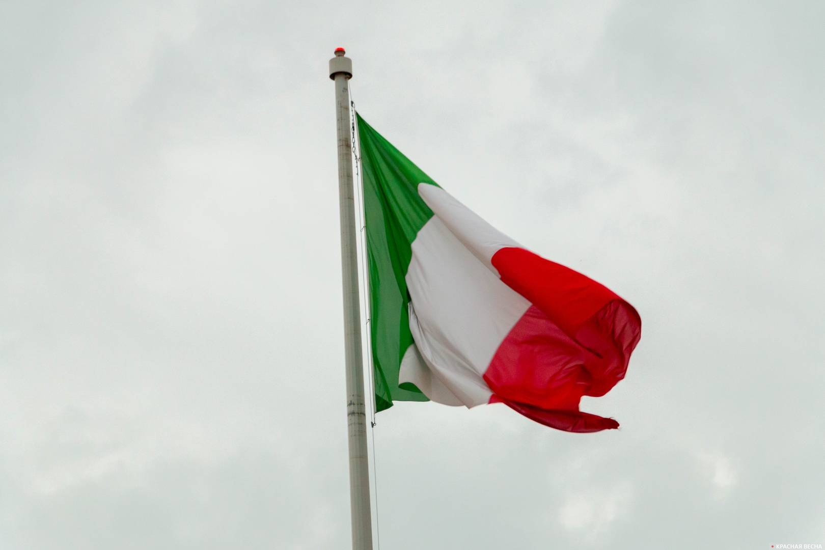 Флаг Италии. 2018