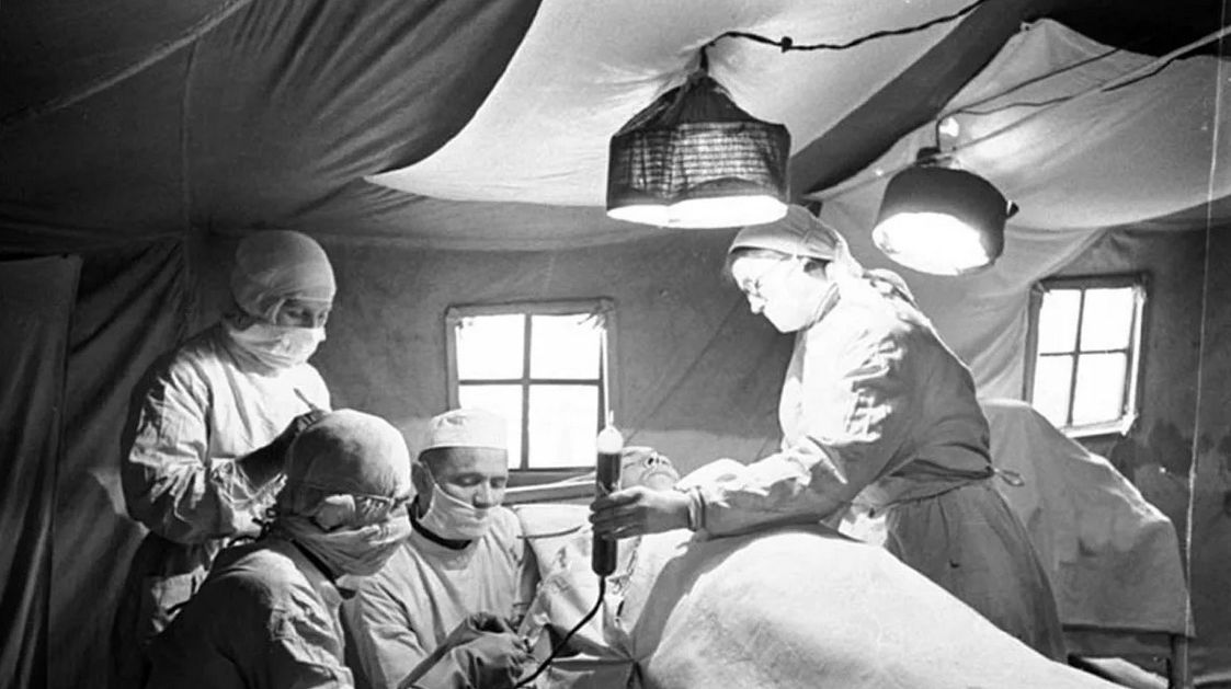 Полевой госпиталь в Великую Отечественную войну
