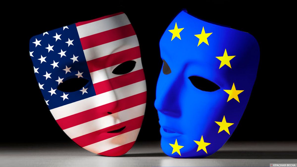 «Миролюбивые» маски США и Евросоюз