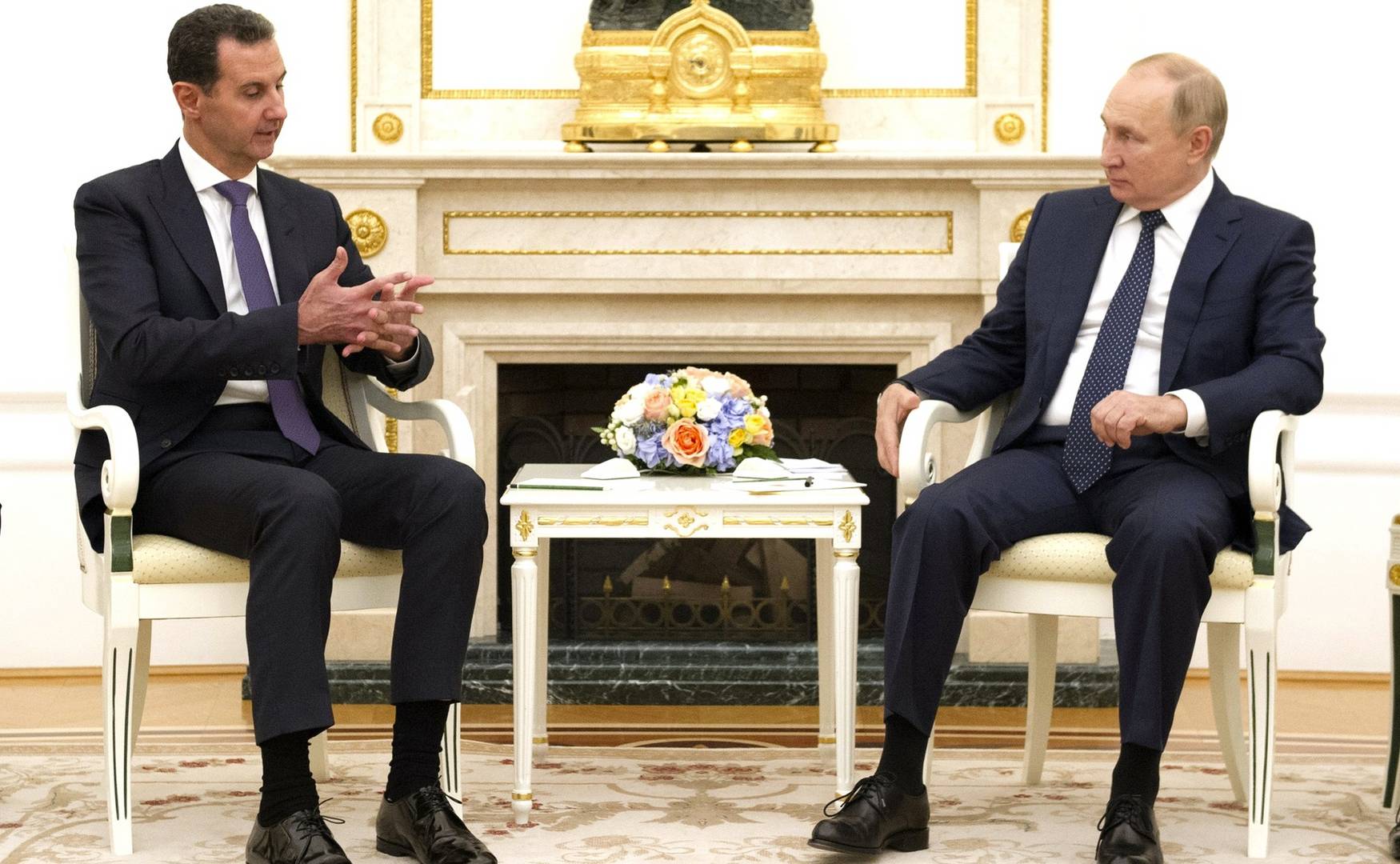 Владимир Путин и Башар Асад. 2021 год