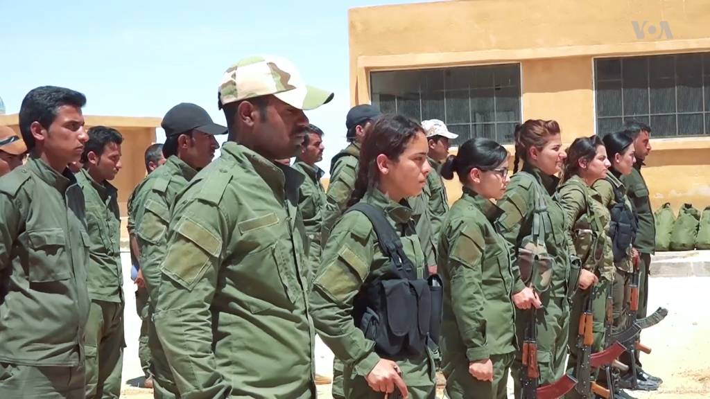Курдское ополчение в Ракке