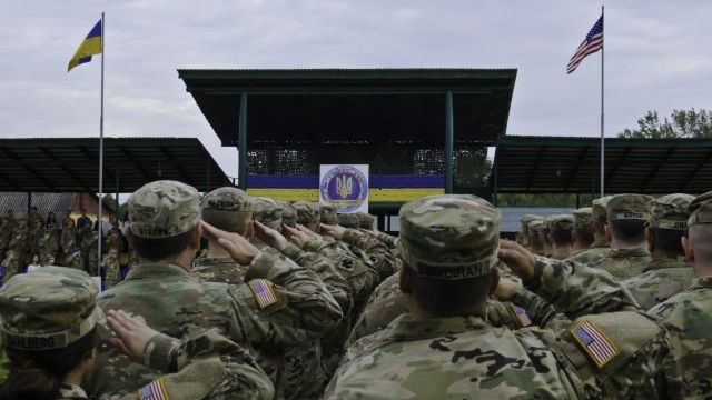 Американские военные на Украине