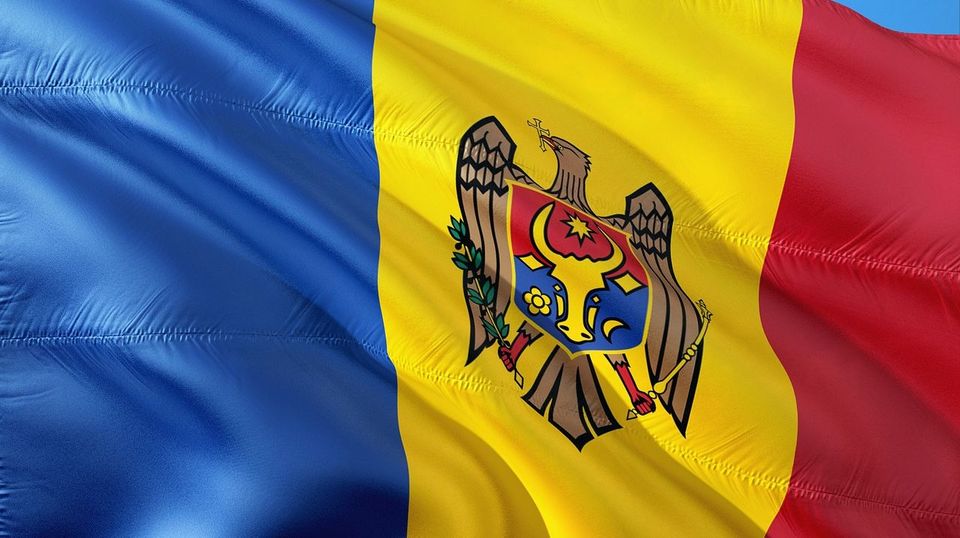 Флаг Молдавии