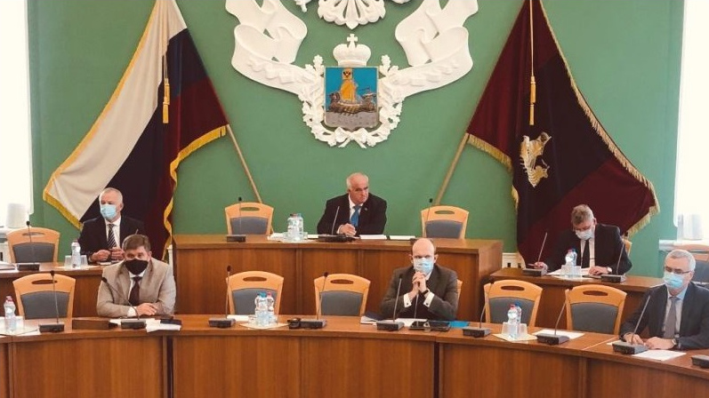 Губернатор Костромской области Сергей Ситников на еженедельном областном совещании