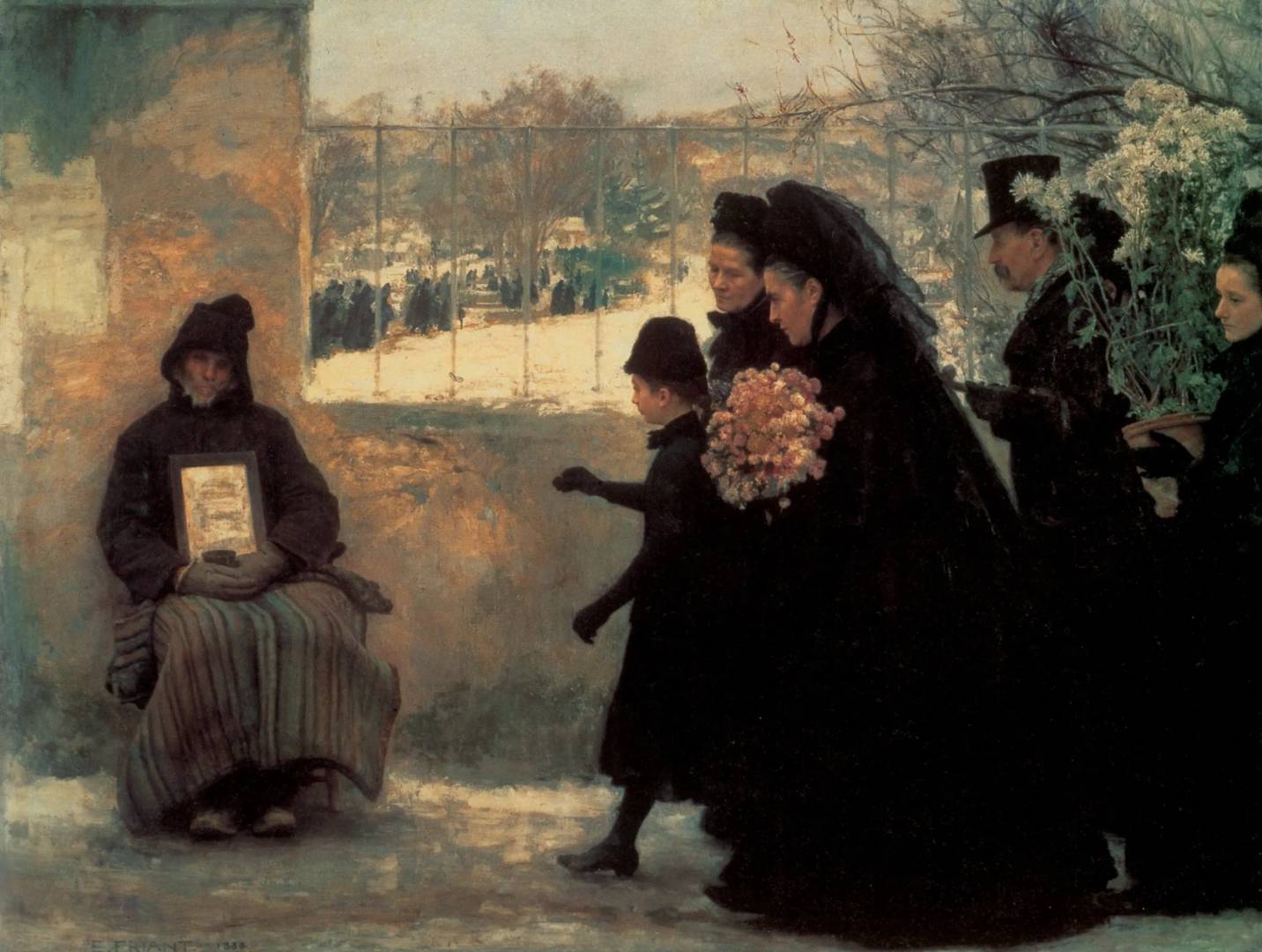 Эмиль Фриан. Скорбь. 1898