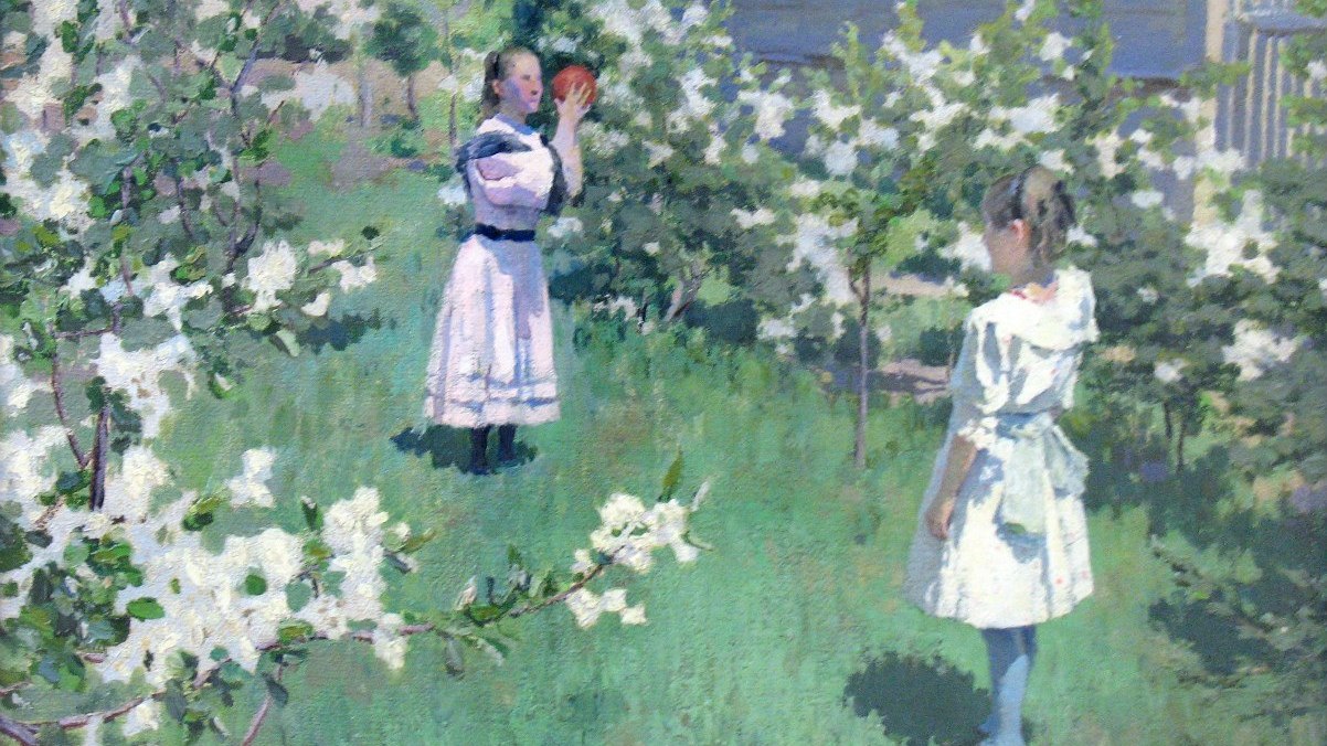 Виктор Борисов-Мусатов. Майские цветы (фрагмент). 1894