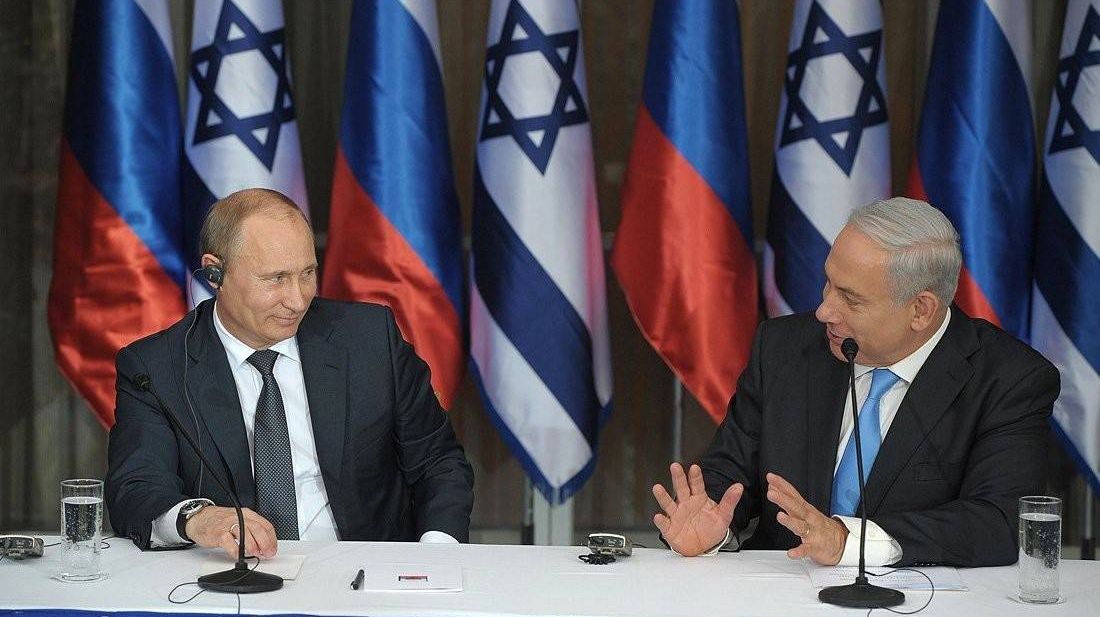 Владимир Путин с премьер-министром Израиля Биньямином Нетаньяху