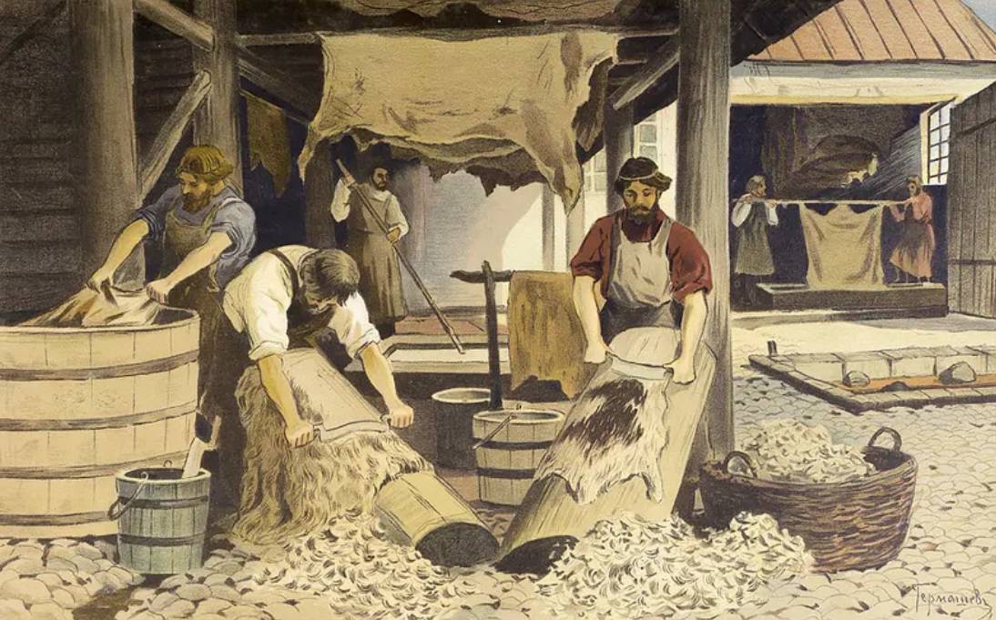 Михаил Гермашев. Кожевенный промысел. XIX в.