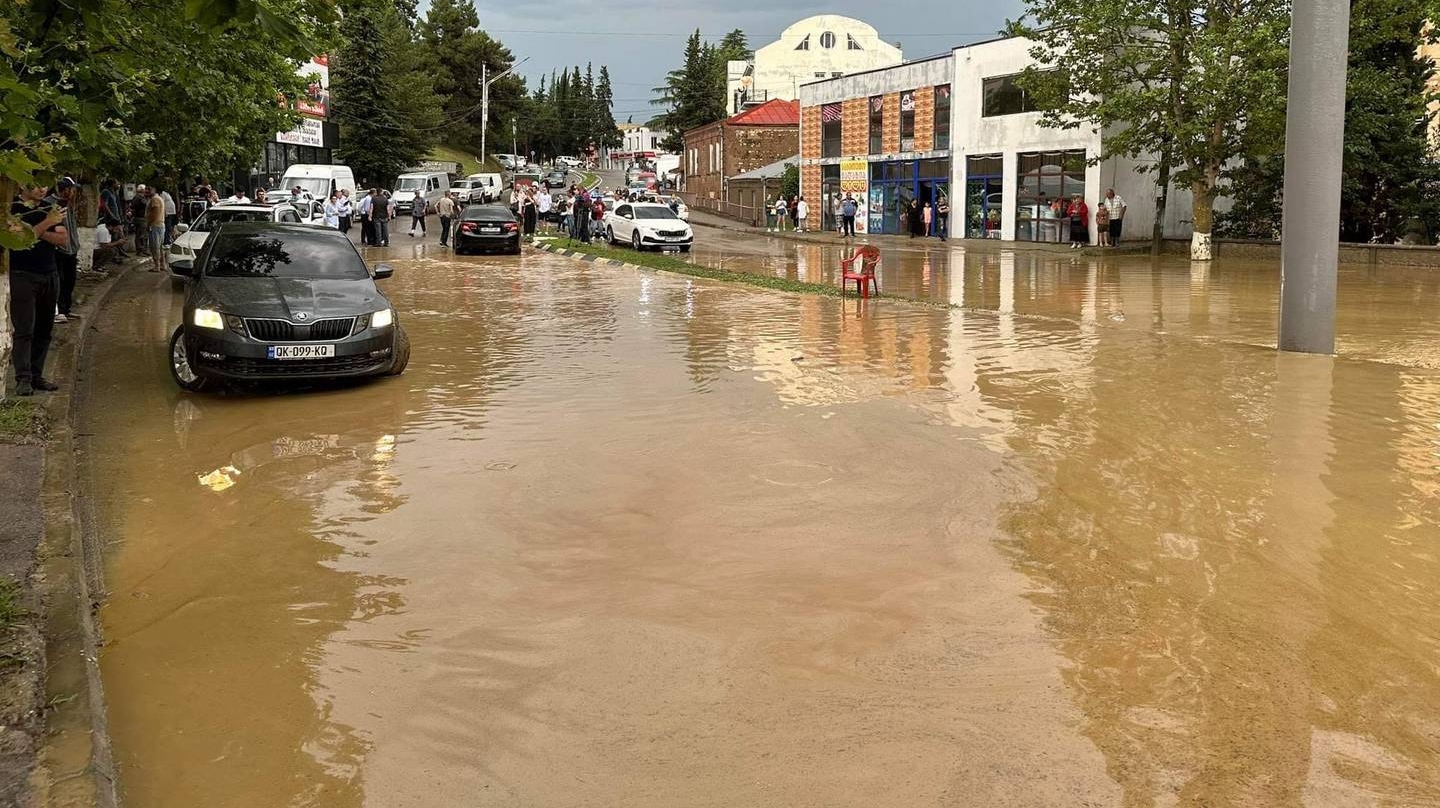 Наводнение Гурджаани (Грузия)