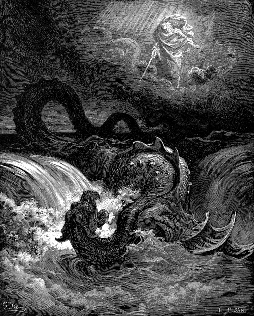 Гюстав Доре. Уничтожение Левиафана. 1865