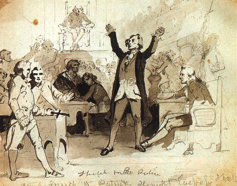 Патрик Генри. Выступление