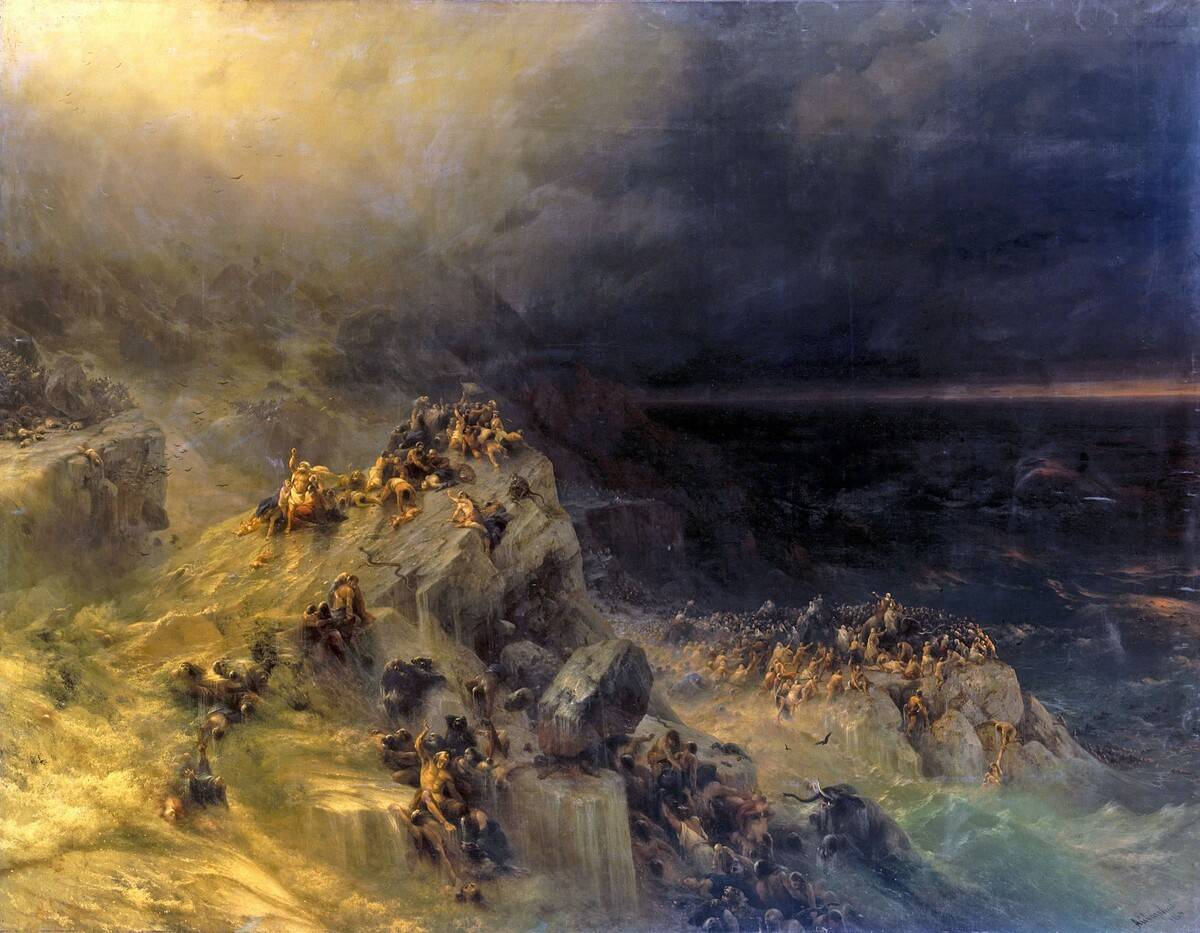 Иван Айвазовский. Всемирный потоп. 1864