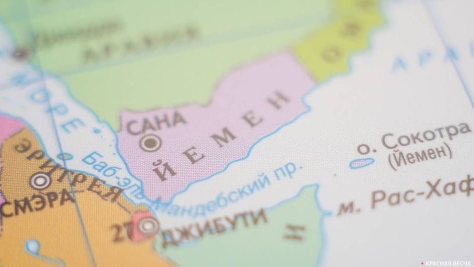 Йемен на карте