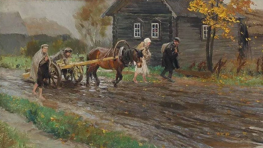 И. А. Владимиров. Переселенцы. 1918