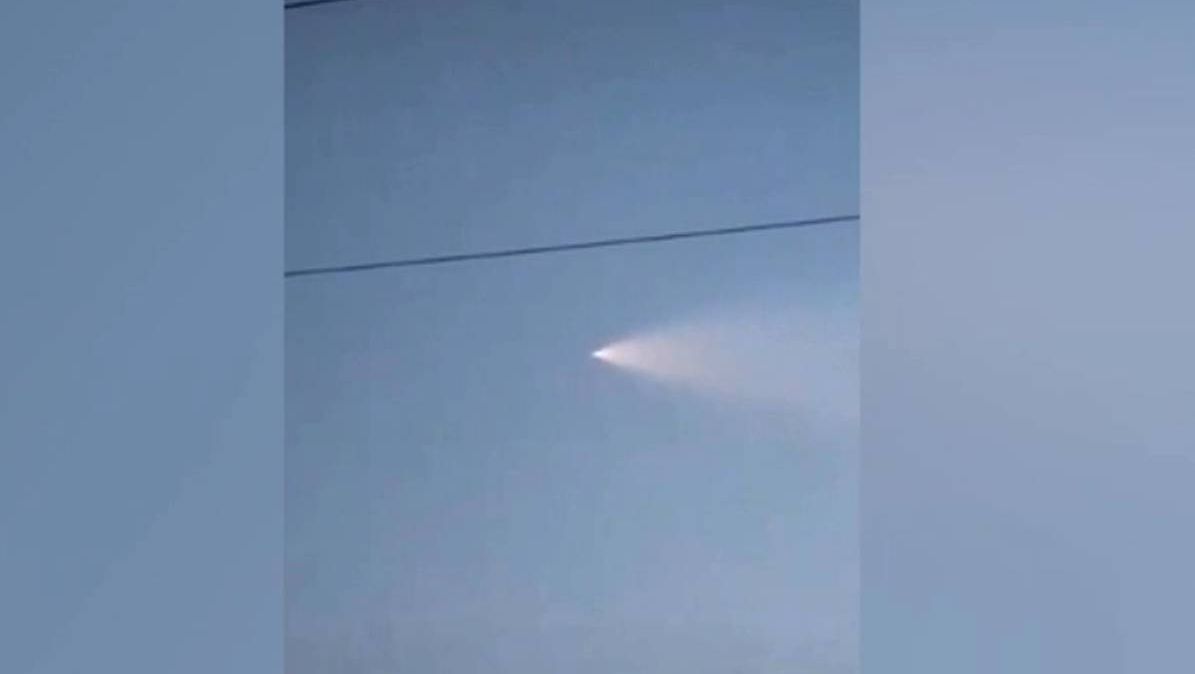 Цитата из видео полёта предположительно новой китайской баллистической ракеты