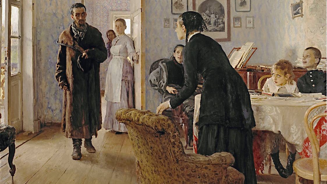 Репин Илья. Не ждали. 1884-1888