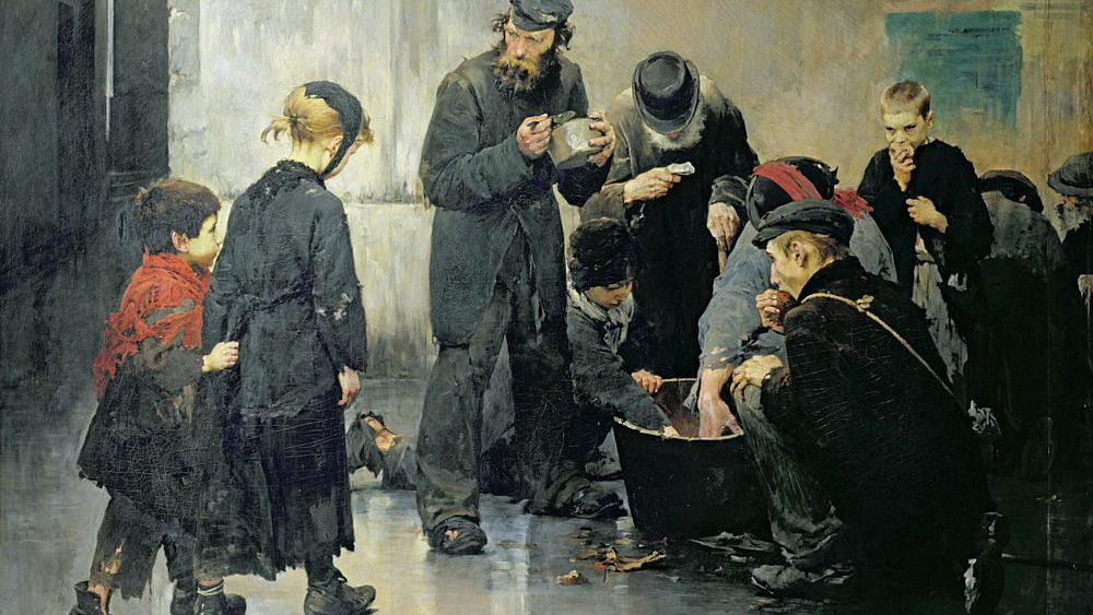 Генри Жюль Жан Жоффруа. Голодание. 1886