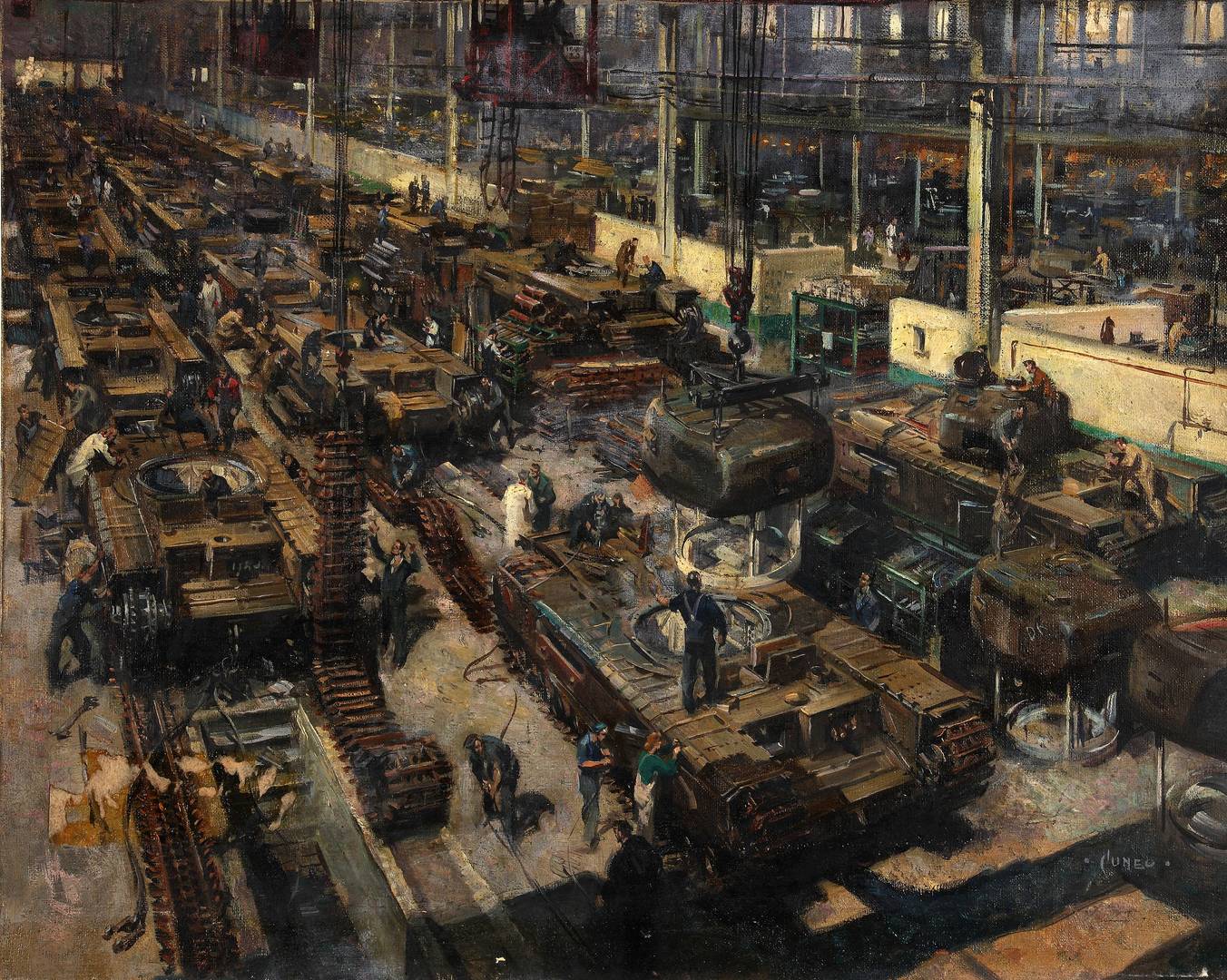 Теренс Тенисон Кунео. Производство танков. 1939-1945