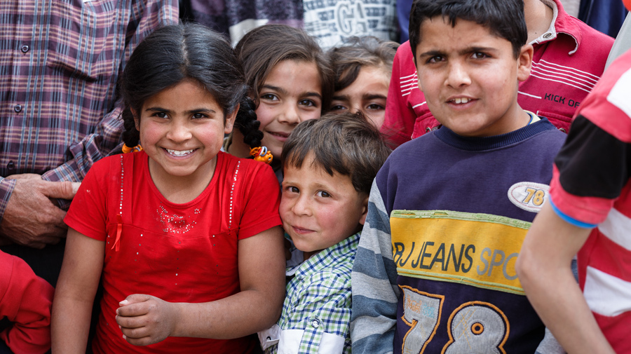Сирийские дети. Фото: (сс) пресс-служба Минобороны РФ