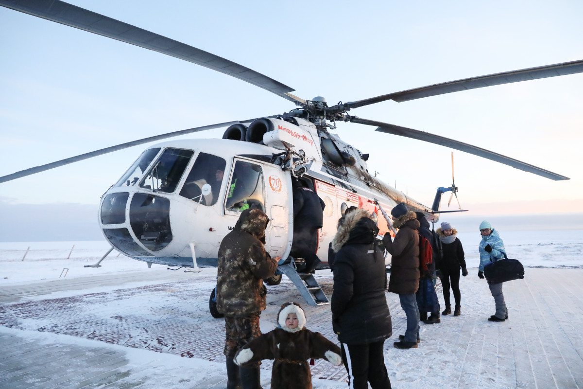 Вертолет полярной авиации