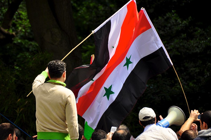 Протест сирийцев