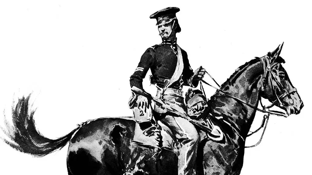 Фредерик Ремингтон. Американский драгун 1847 года
