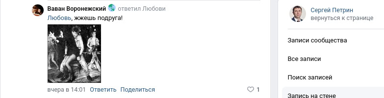 Скриншот со страницы мэра Воронежа Сергея Петрина в социальной сети «ВКонтакте», 20 октября 2024 года