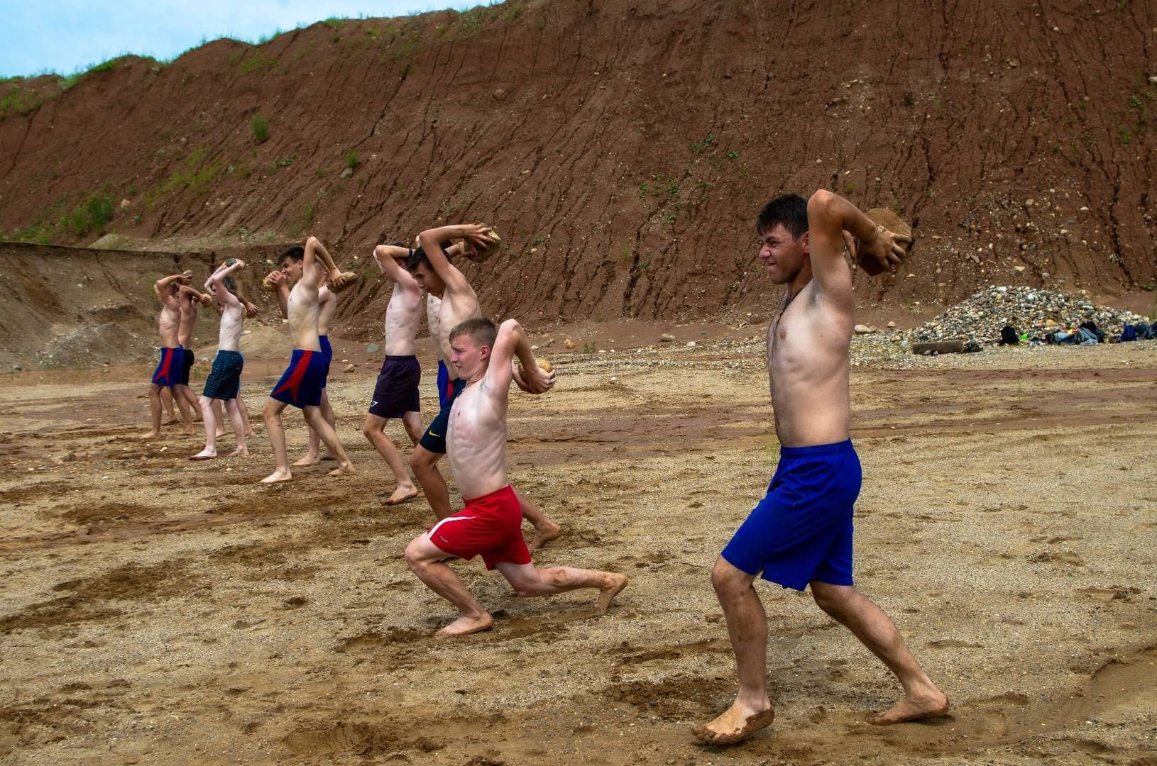 Тренировка на карьере, 2020 год