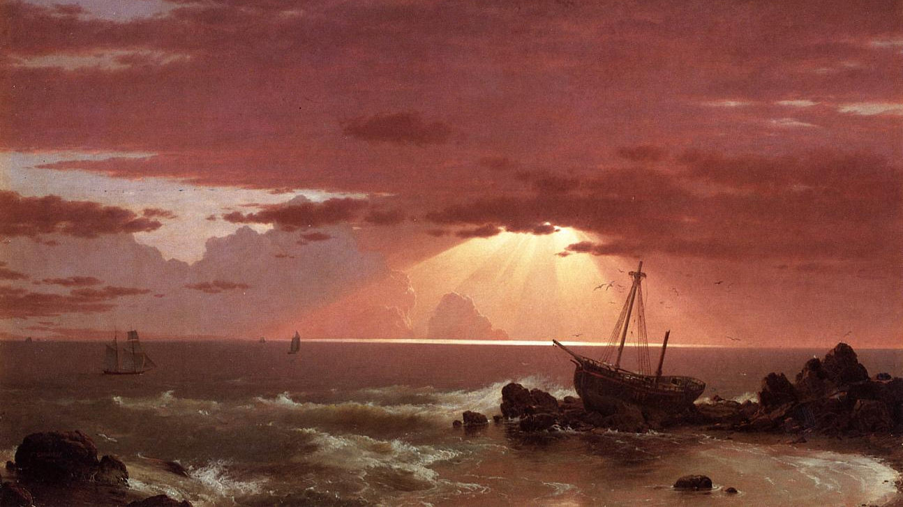 Фредерик Эдвин Черч. Кораблекрушение. 1852