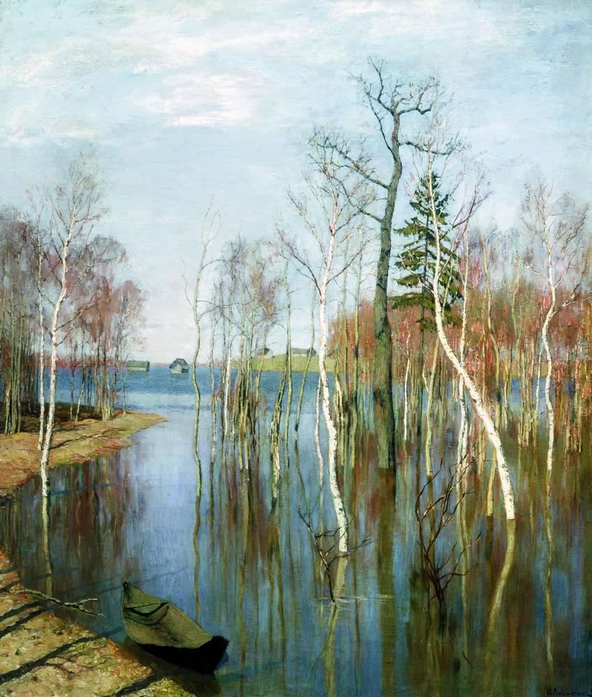 Исаак Левитан. Весна. Большая вода. 1897