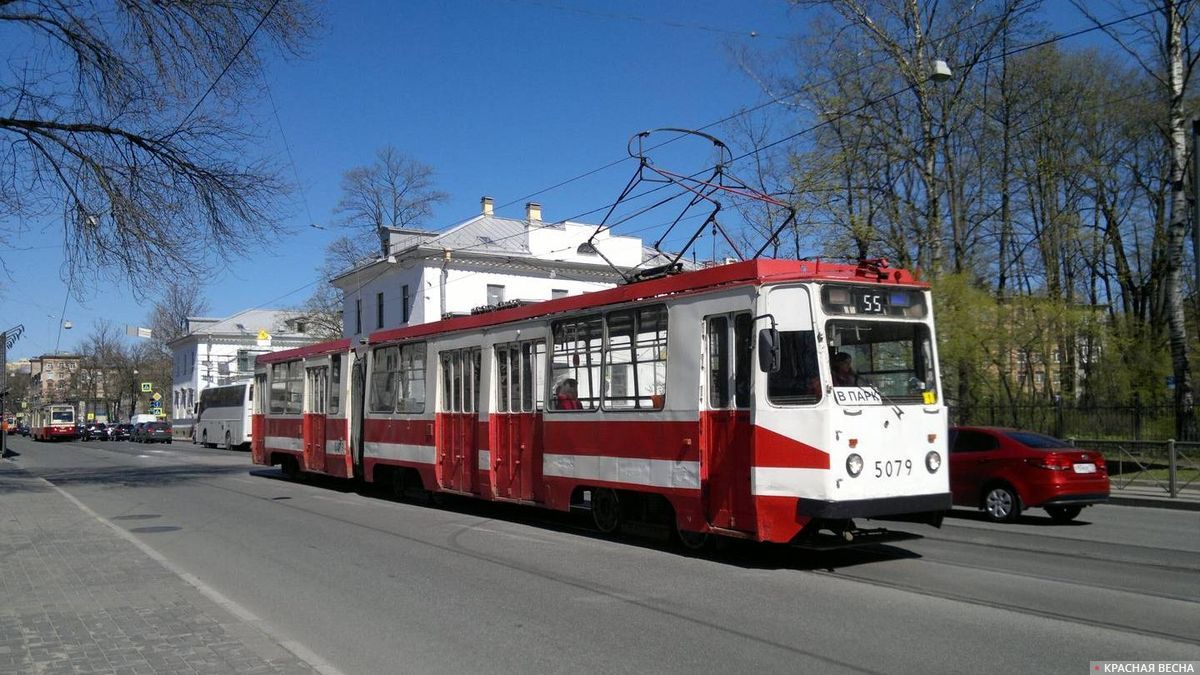 Трамвай чижик в санкт петербурге фото