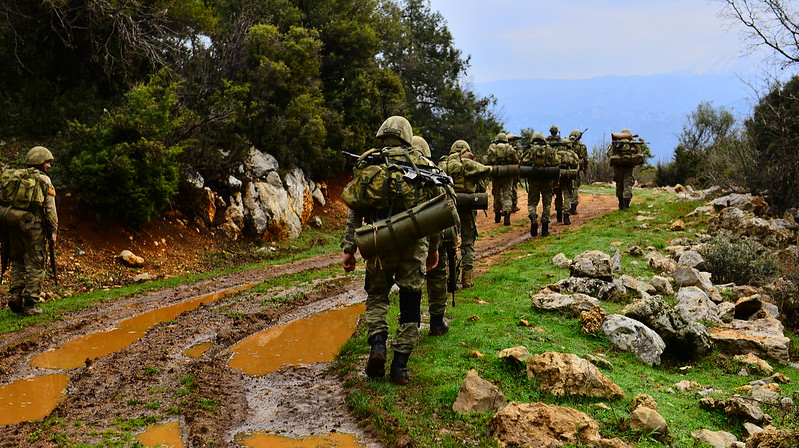 Отряд турецких военных. Фото: (сс) пресс-служба Минобороны Турции