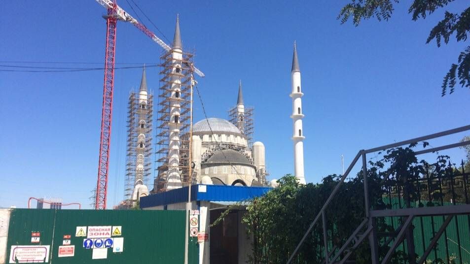 Строящаяся Симферопольская соборная мечеть