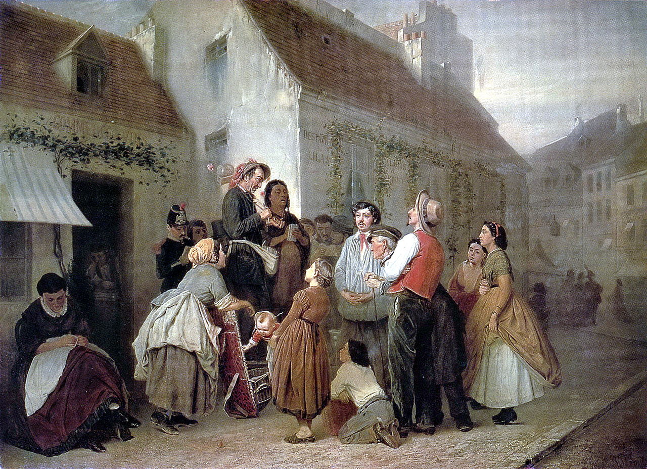 Василий Перов. Продавец песенников. 1864