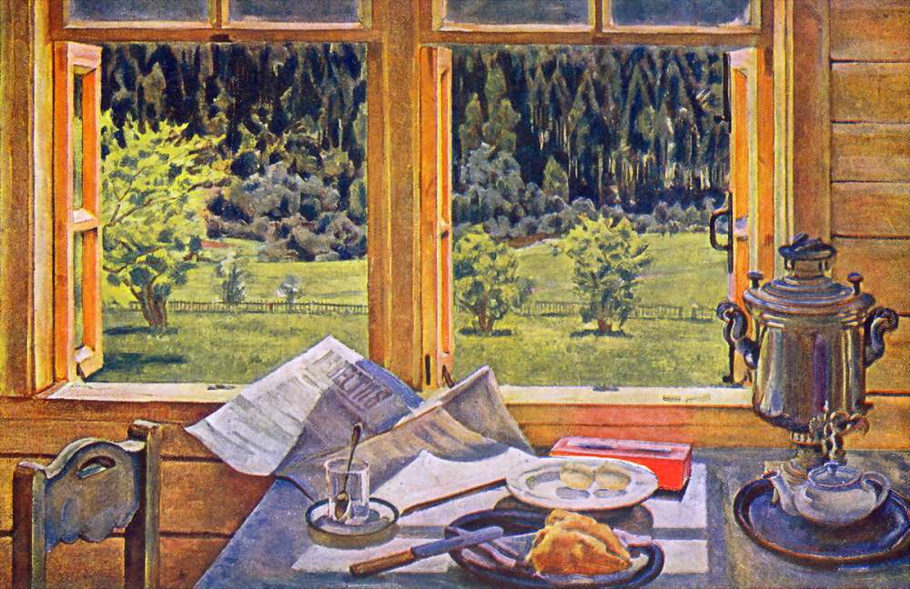 К.Ф. Юон. Окно в природу.  1928