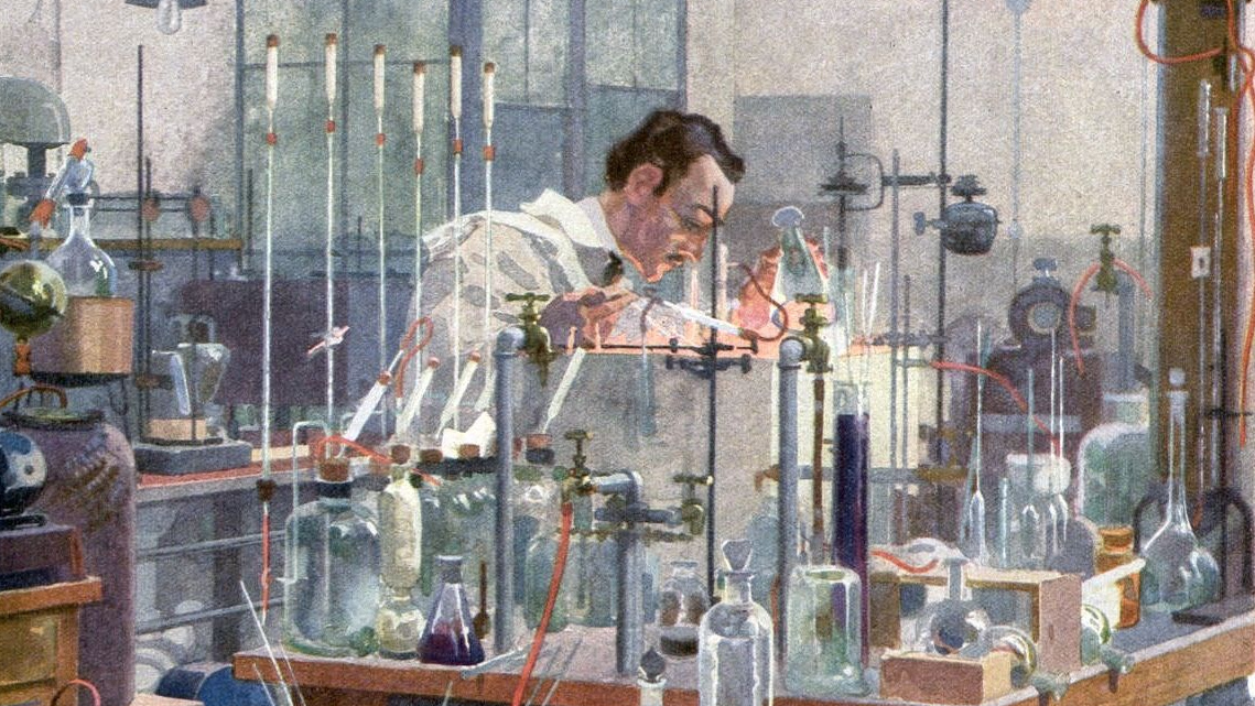 Гейнрих Клей. Лаборатория. 1922
