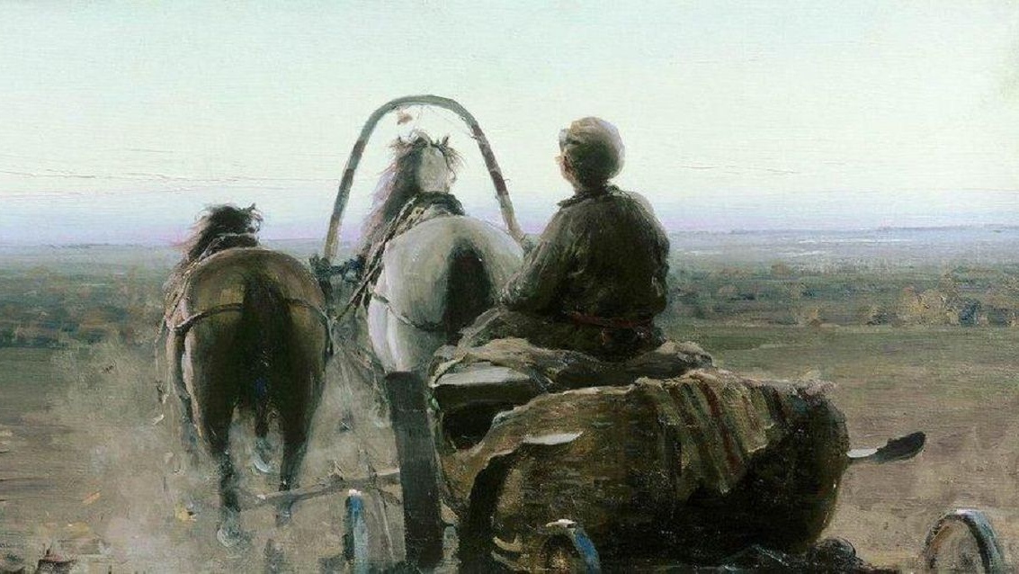 Абрам Архипов. Обратный (фрагмент). 1896