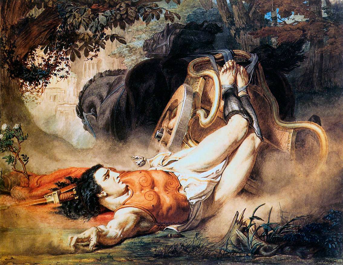 Лоуренс Альма-Тадема. Смерть Ипполита. 1860