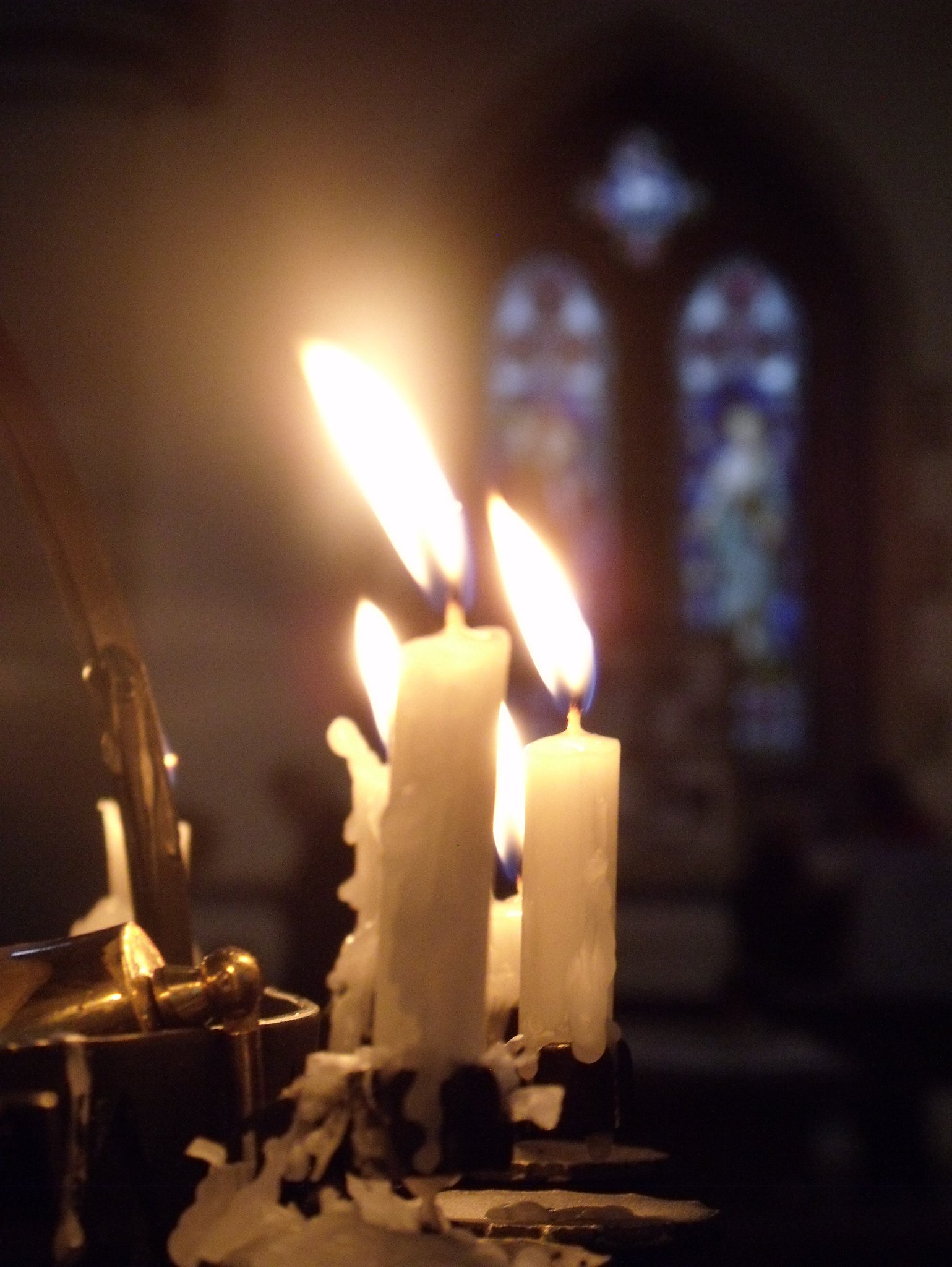 Свечи в англиканском соборе