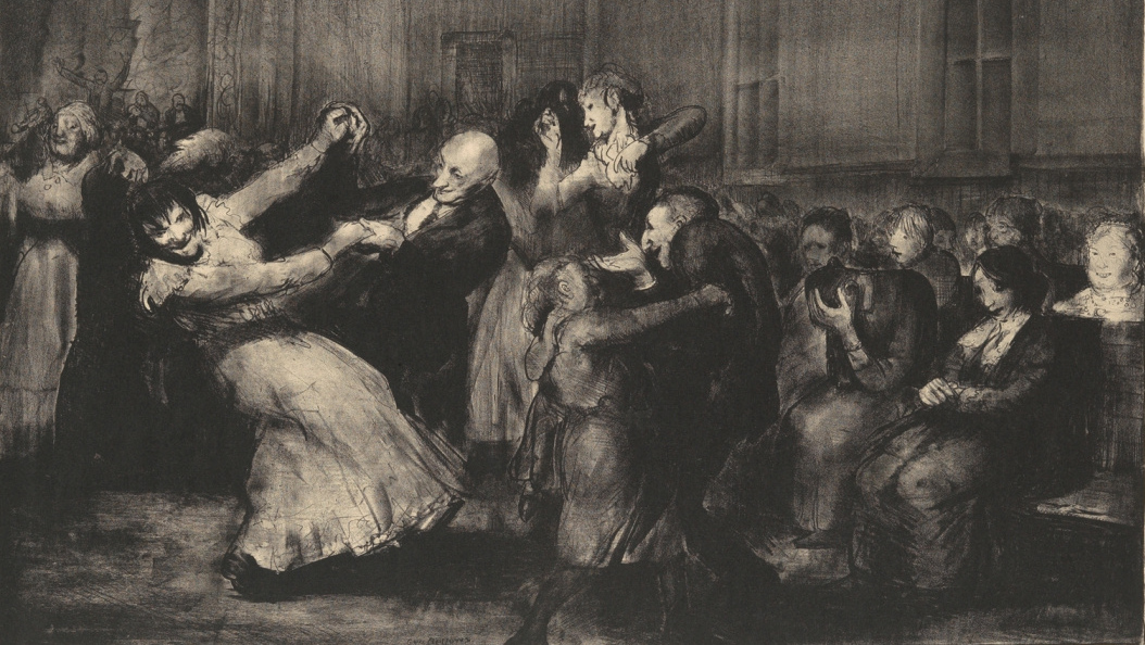 Джордж Уэсли Беллоуз. Танцы в сумасшедшем доме. 1917