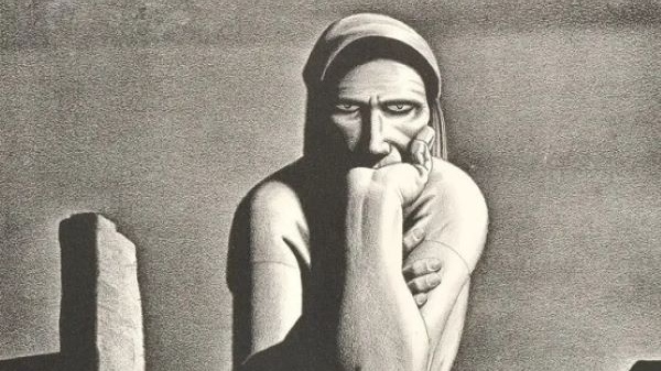 Рокуэлл Кент. Европа (фрагмент). 1946